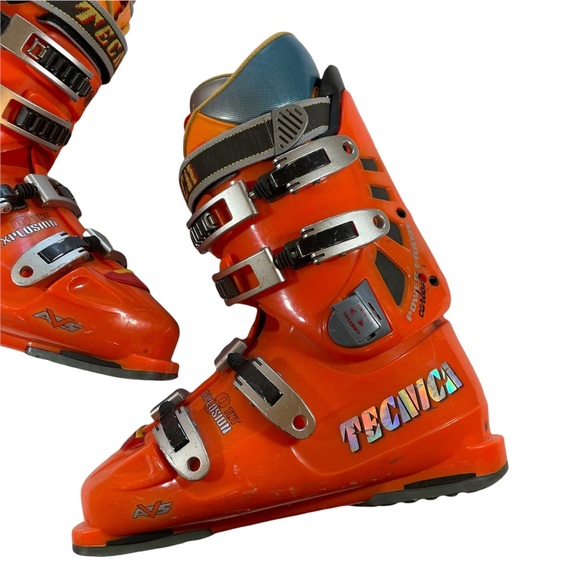 Tecnica TNT Explosion 8 AVS Power Frame Carbon Size US7.5 UK41 Orange Ski Boots - Picture 2 of 14